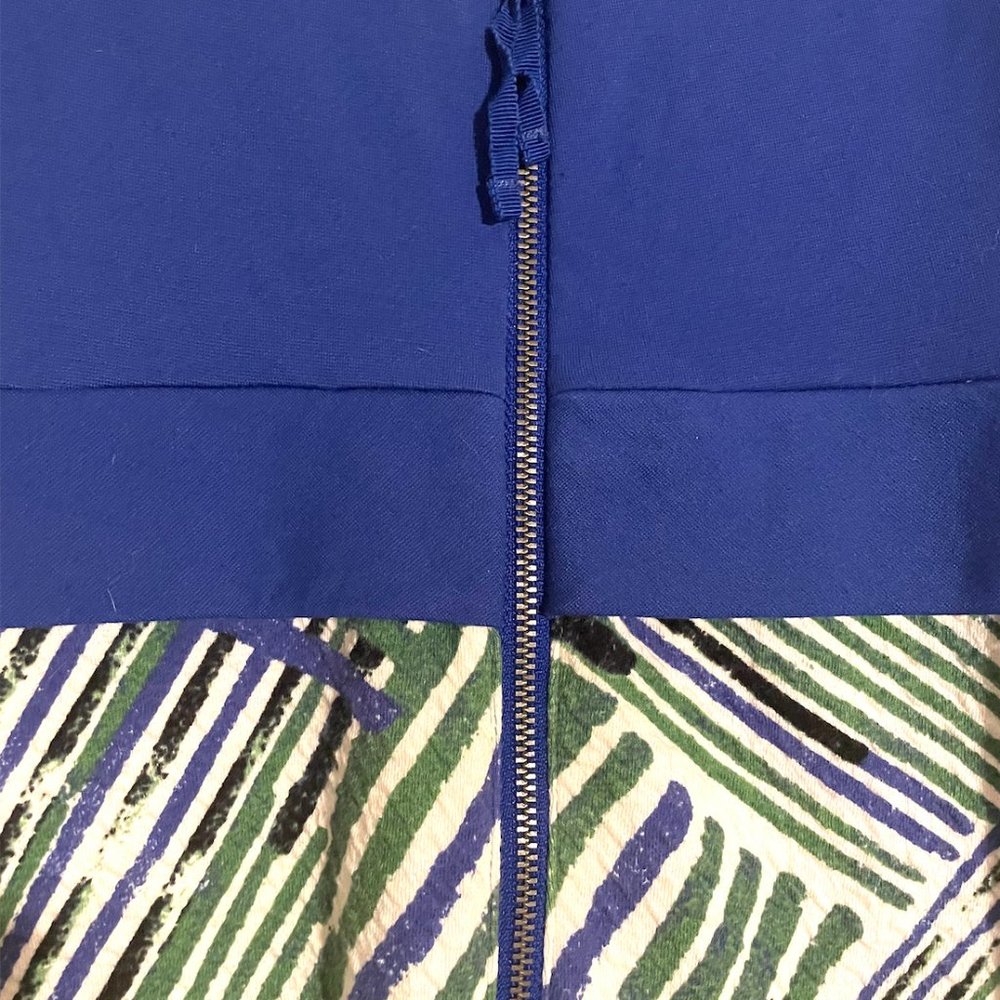 Anthropologie Blue and Green Dress - Picture 4 of 9